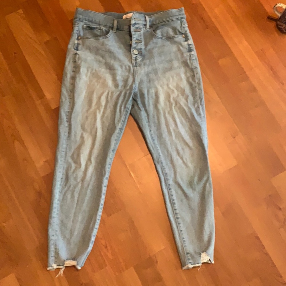 Petite Light Wash Loft Jeans